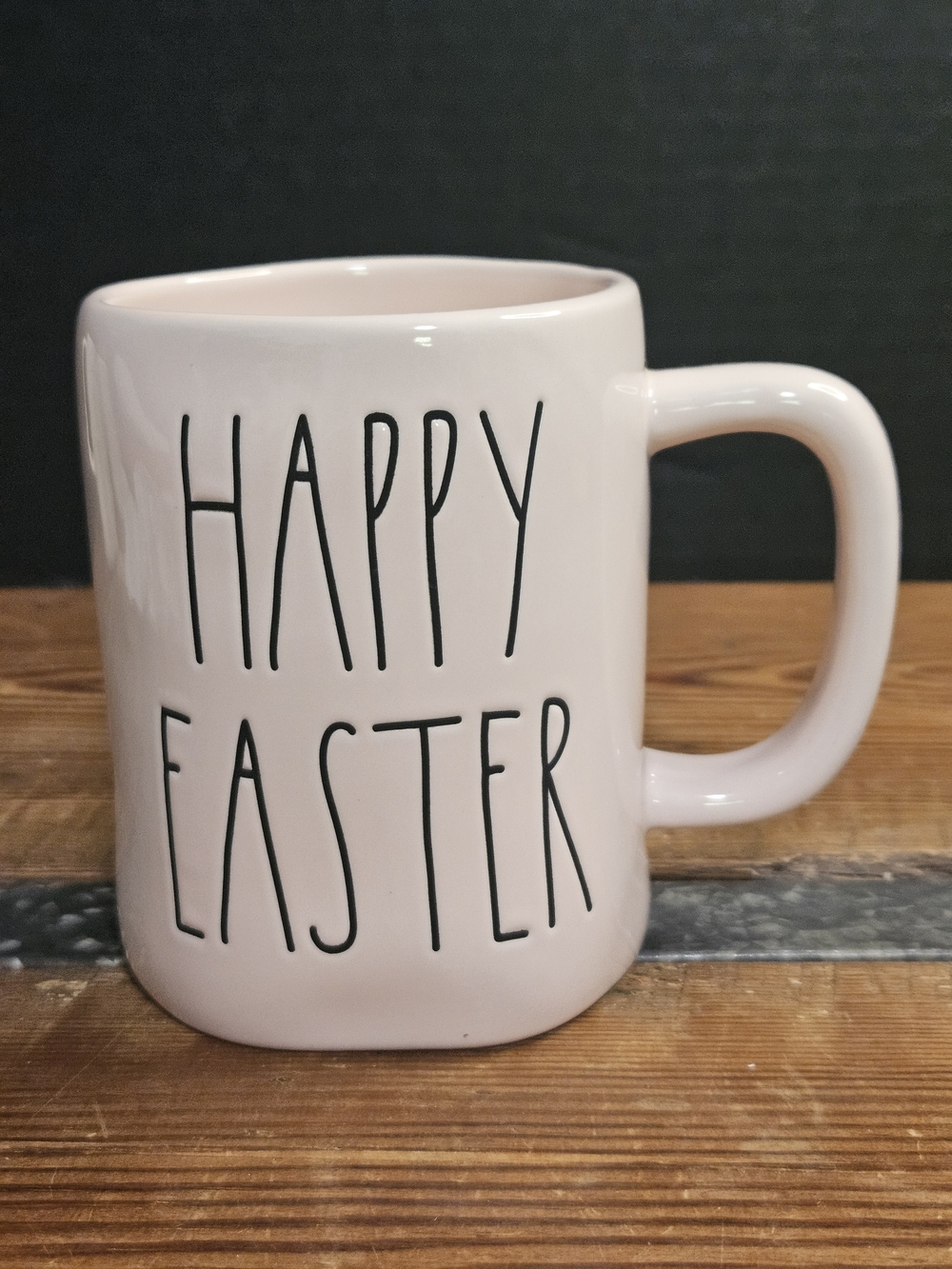 Rae Dunn Happy Easter Pink Ceramic Mug
